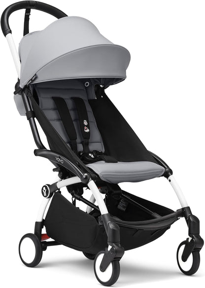 YOYO3 Full Stroller with White Frame & 6+ Color Pack