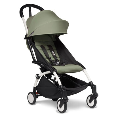 YOYO3 Full Stroller with White Frame & 6+ Color Pack
