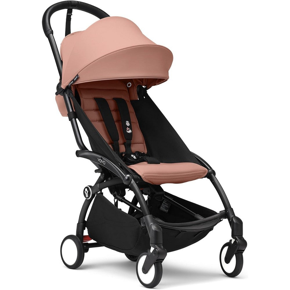 YOYO3 Full Stroller with Black Frame & 6+ Color Pack