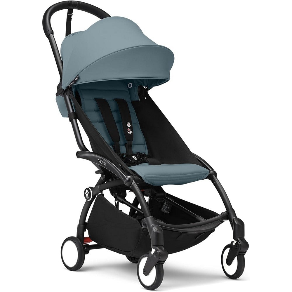 YOYO3 Full Stroller with Black Frame & 6+ Color Pack
