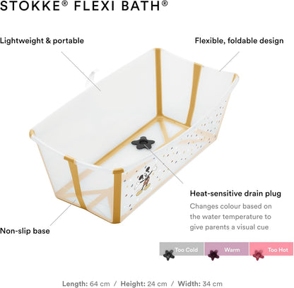 Flexi Bath Mickey Folding Bath Tub with Stand
