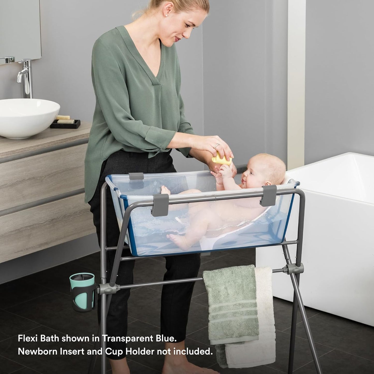 Flexi Bath Mickey Folding Bath Tub with Stand