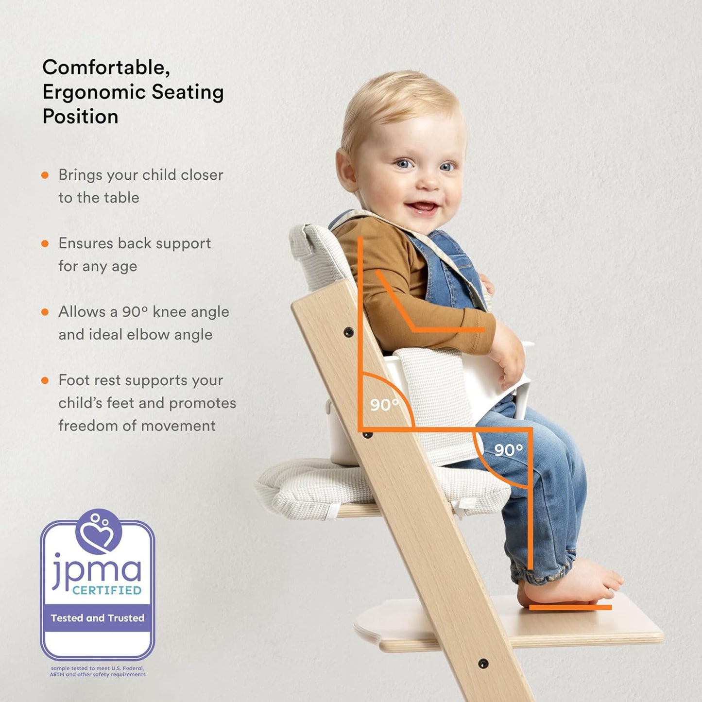 Tripp Trapp Chair, Baby Set & Cushion Bundle