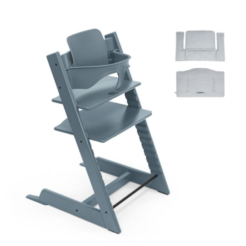 Tripp Trapp Chair, Baby Set & Cushion Bundle