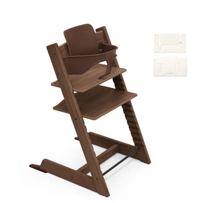 Tripp Trapp Chair, Baby Set & Cushion Bundle