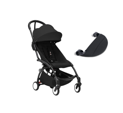 YOYO Stroller - Black Frame with Color Pack & Leg Rest