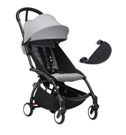 YOYO Stroller - Black Frame with Color Pack & Leg Rest