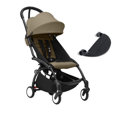 YOYO Stroller - Black Frame with Color Pack & Leg Rest