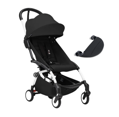 YOYO Stroller - White Frame with Color Pack & Leg Rest
