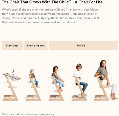 Tripp Trapp Chair, Baby Set & Tray Bundle