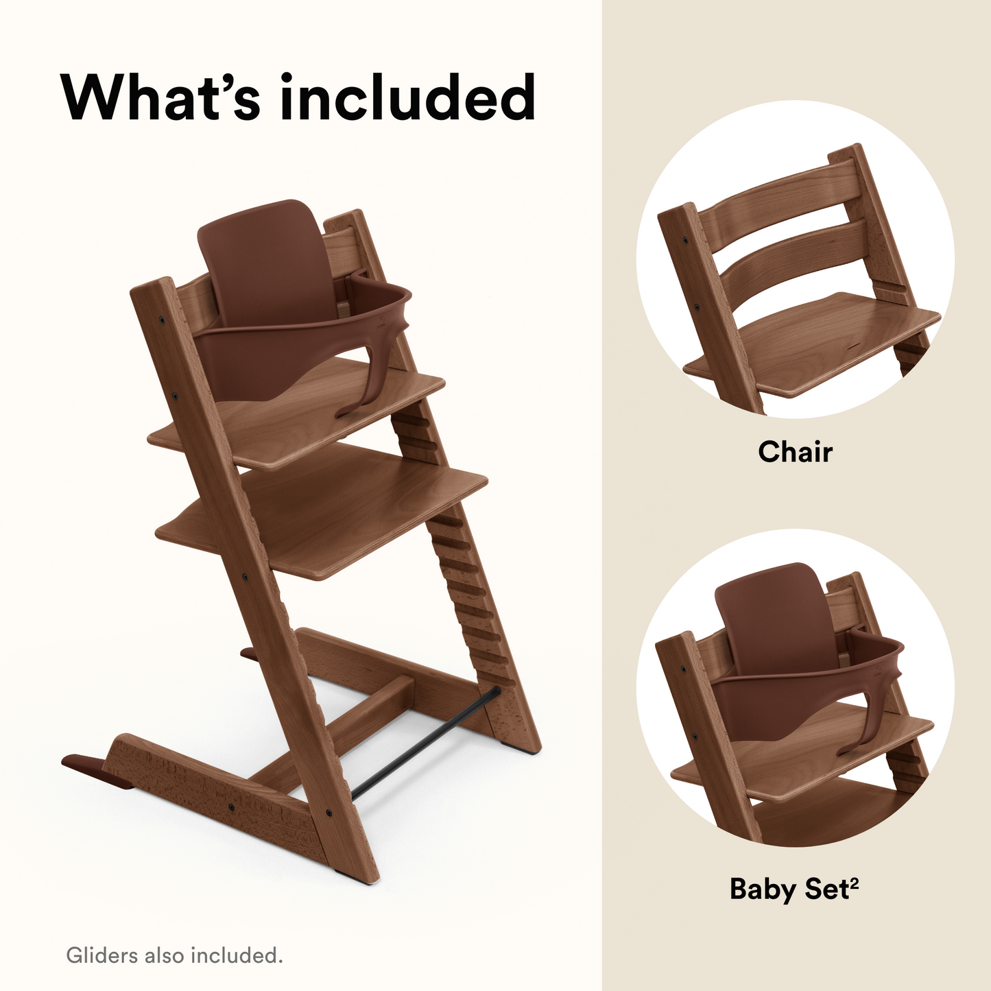 Tripp Trapp Chair & Babyset Warm