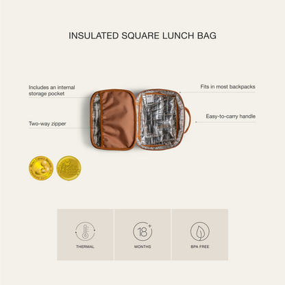 Insulated Square Lunchbag