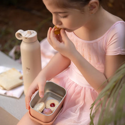 Mini Stainless Steel Snackbox Blush Pink