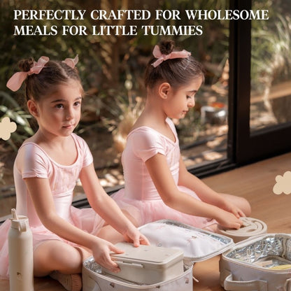 Tritan Lunch & Snack Box Durable BPA-Free Food Container for Kids and Toddlers