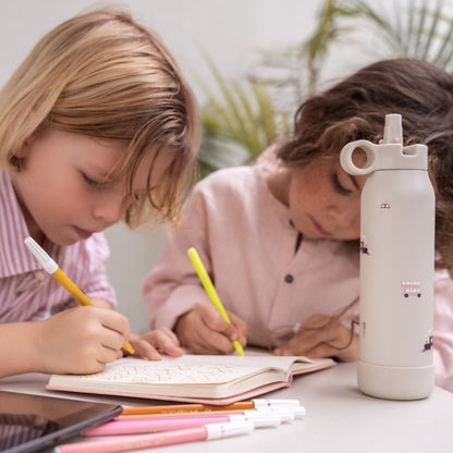 Stainless Steel Insulated Water Bottle and Food Jar — Leakproof Portable Vacuum