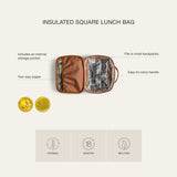 Insulated Square Lunch Bag Stormy Unicorn