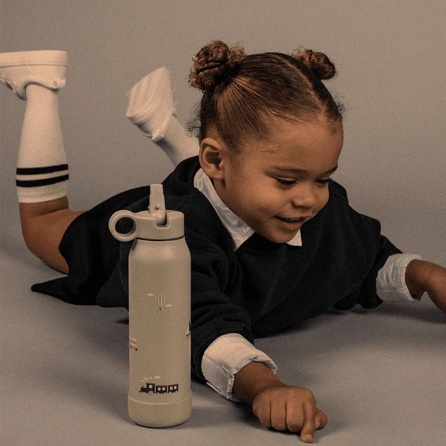 Stainless Steel Insulated Water Bottle and Food Jar — Leakproof Portable Vacuum