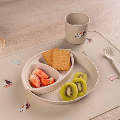 Bio Based Tableware Set for Kids - Sustainable Eco-Friendly Dinnerware Collection