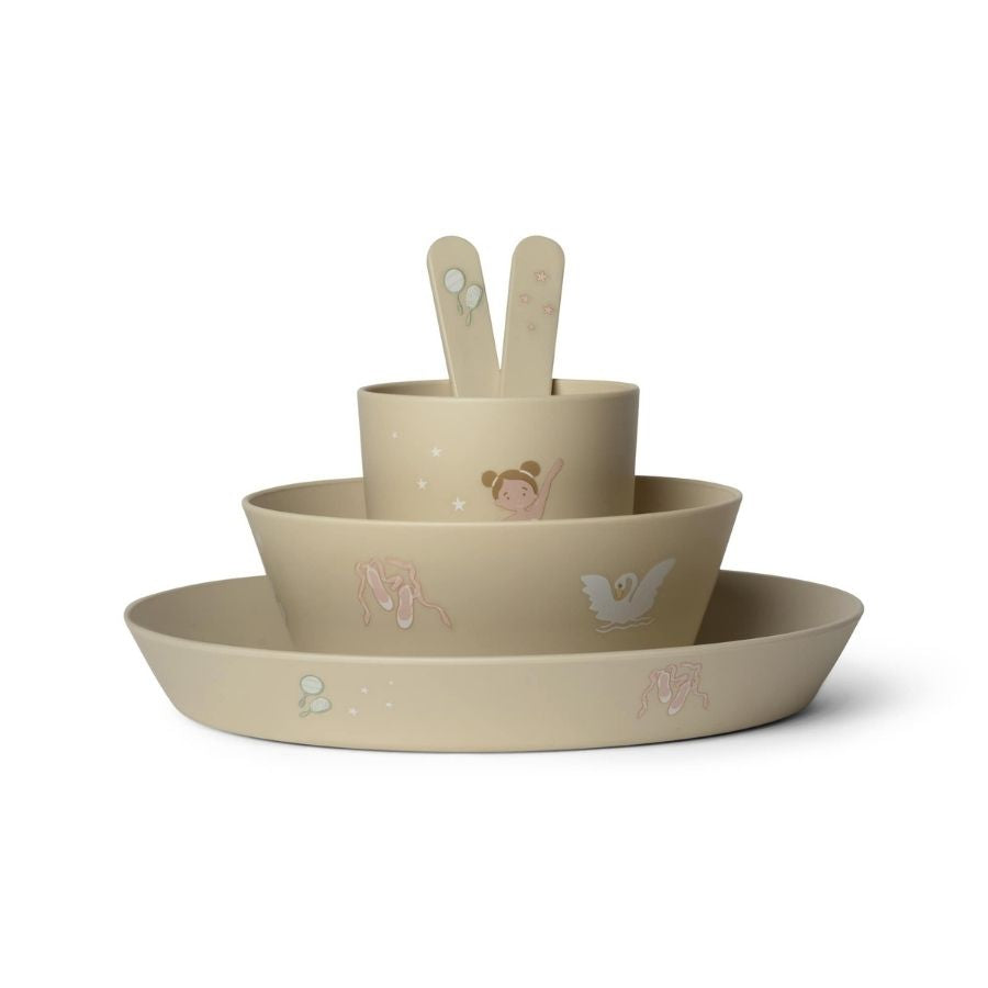 Bio Based Tableware Set for Kids - Sustainable Eco-Friendly Dinnerware Collection
