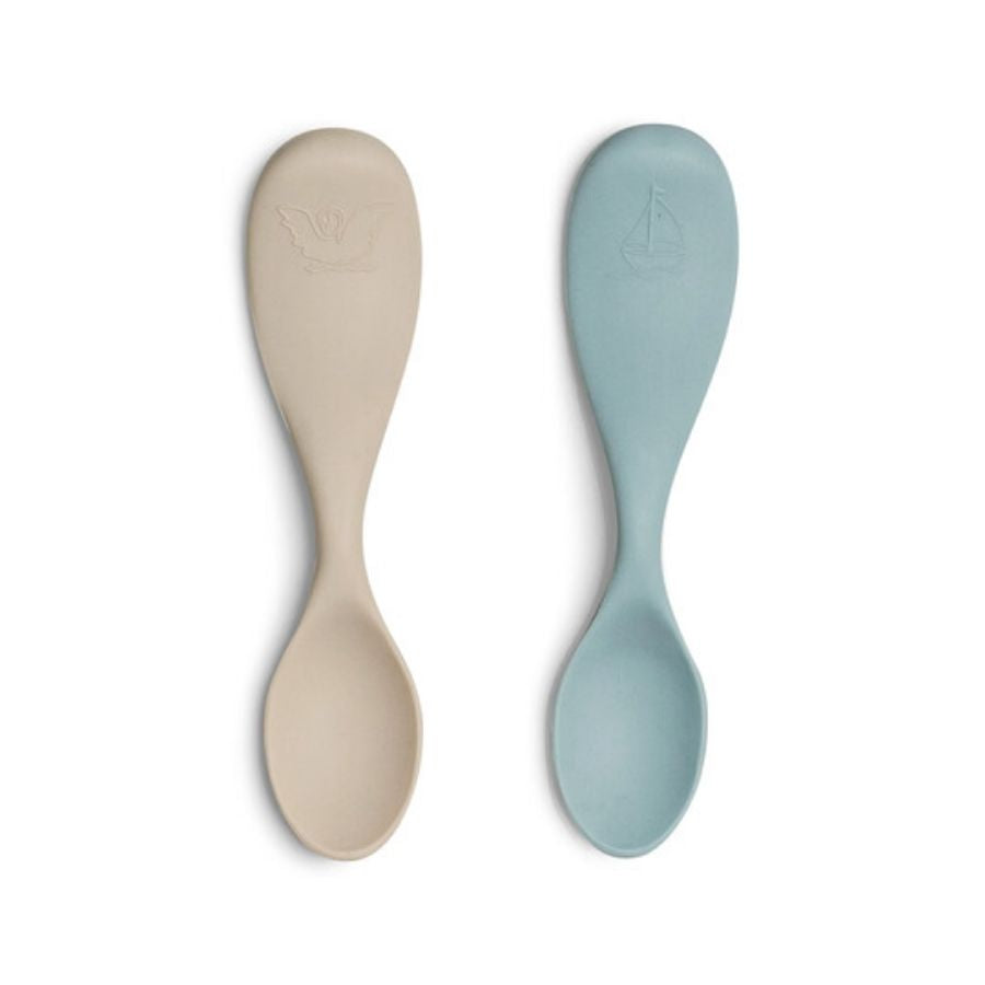 Citron Silicone Feeding Spoon Set of 2 Short