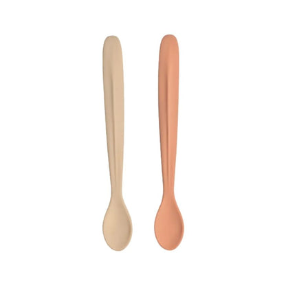 Citron Silicone Feeding Spoon Set of 2 — Includes Long and Short Styles