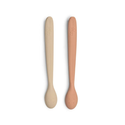 Citron Silicone Feeding Spoon Set of 2 — Includes Long and Short Styles