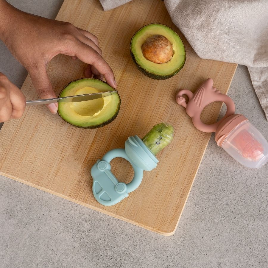 Fruit Feeder Baby Pacifier Teether Infant Food Feeder Soft Mesh Nipple Feeder