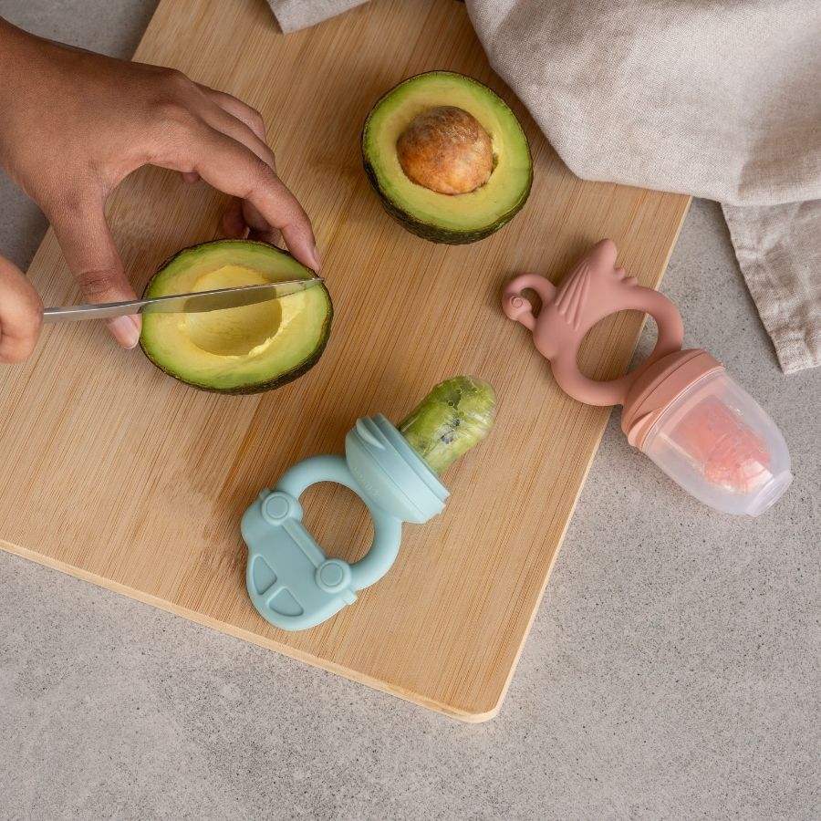 Fruit Feeder Baby Pacifier Teether Infant Food Feeder Soft Mesh Nipple Feeder