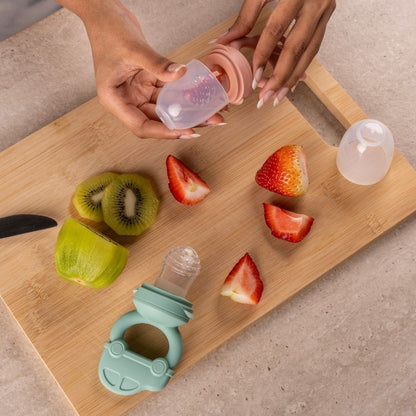 Fruit Feeder Baby Pacifier Teether Infant Food Feeder Soft Mesh Nipple Feeder