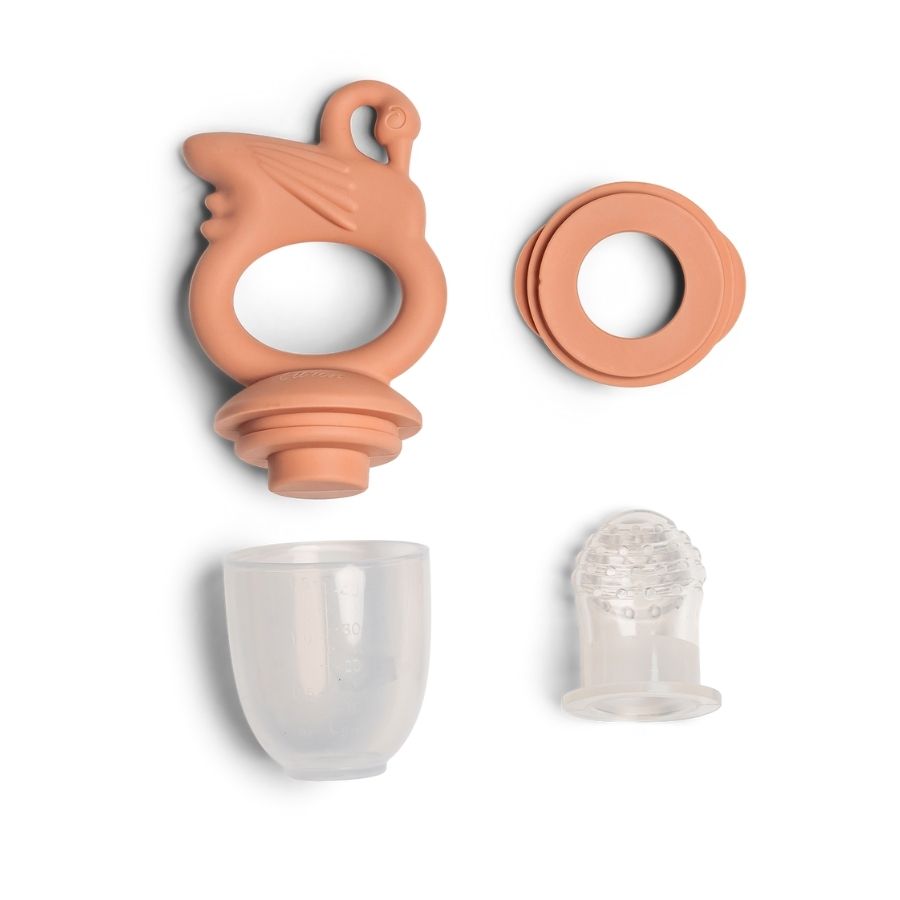 Fruit Feeder Baby Pacifier Teether Infant Food Feeder Soft Mesh Nipple Feeder