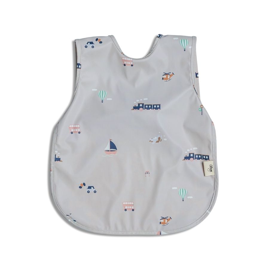 Bib Sleeveless Baby Feeding Apron Cotton Infant Protective Bib for Toddlers