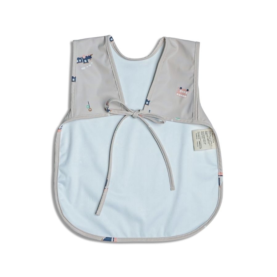 Bib Sleeveless Baby Feeding Apron Cotton Infant Protective Bib for Toddlers