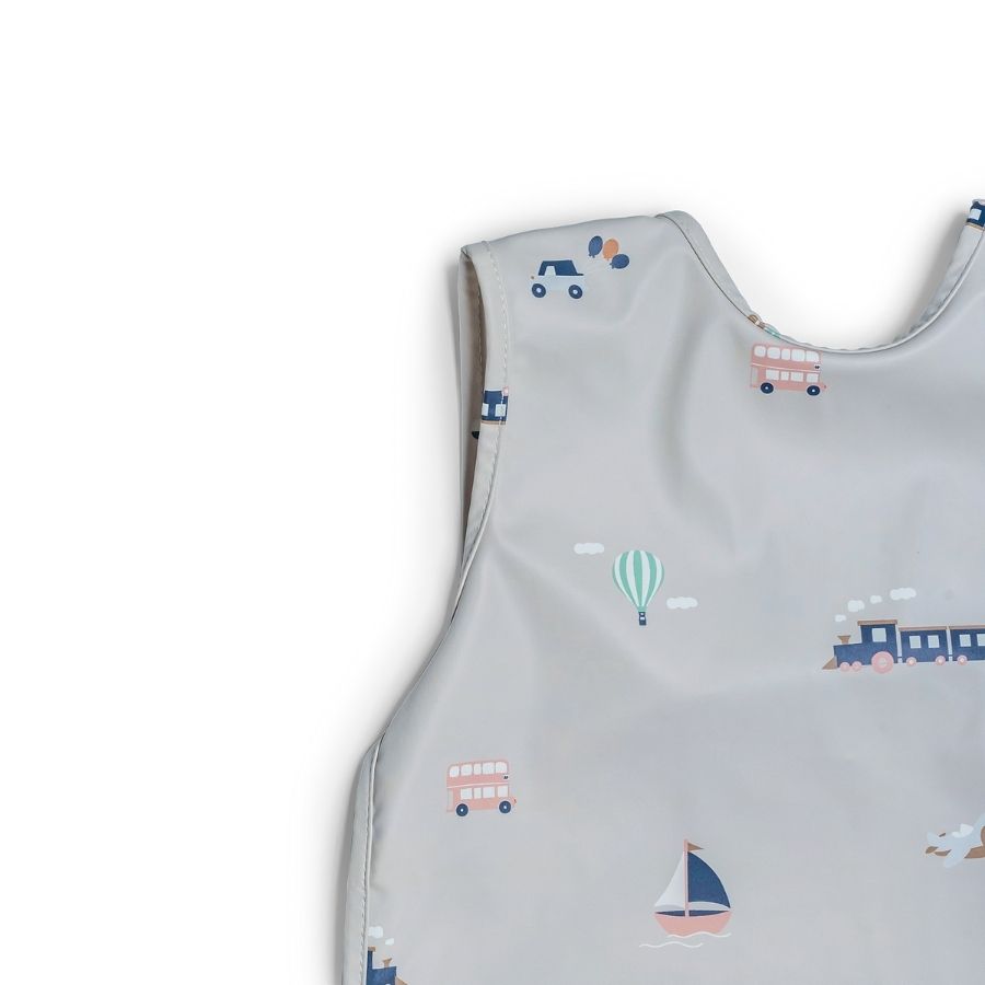 Bib Sleeveless Baby Feeding Apron Cotton Infant Protective Bib for Toddlers