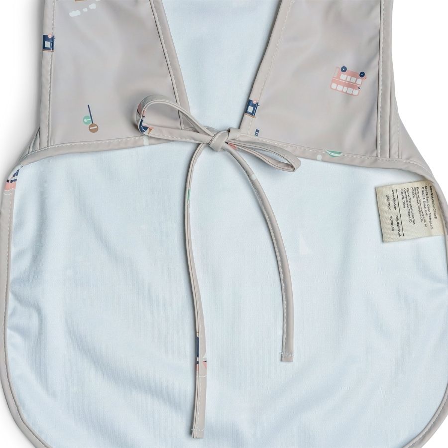 Bib Sleeveless Baby Feeding Apron Cotton Infant Protective Bib for Toddlers
