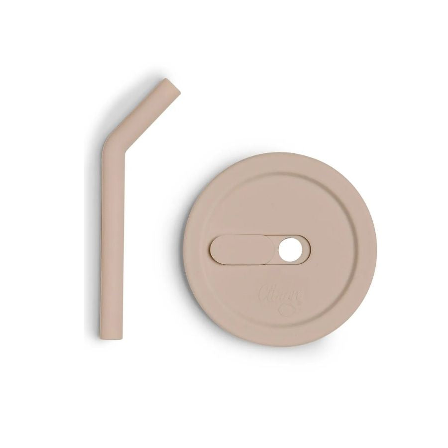 Citron Silicone Cup Cover Lid Beige