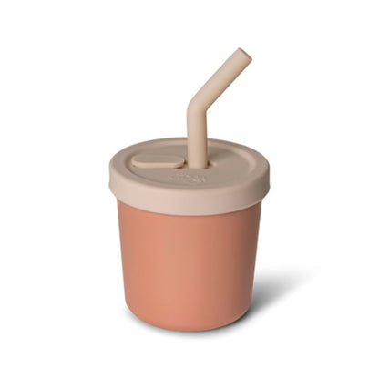 Citron Silicone Cup Cover Lid Beige