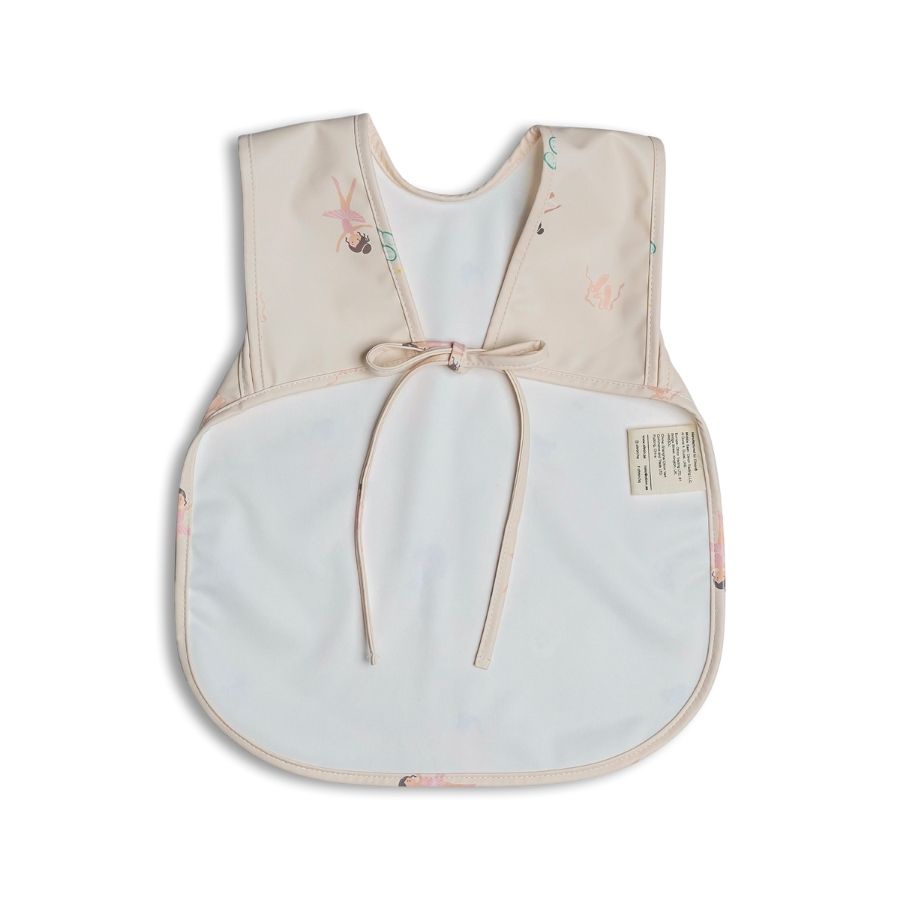 Bib Sleeveless Baby Feeding Apron Cotton Infant Protective Bib for Toddlers
