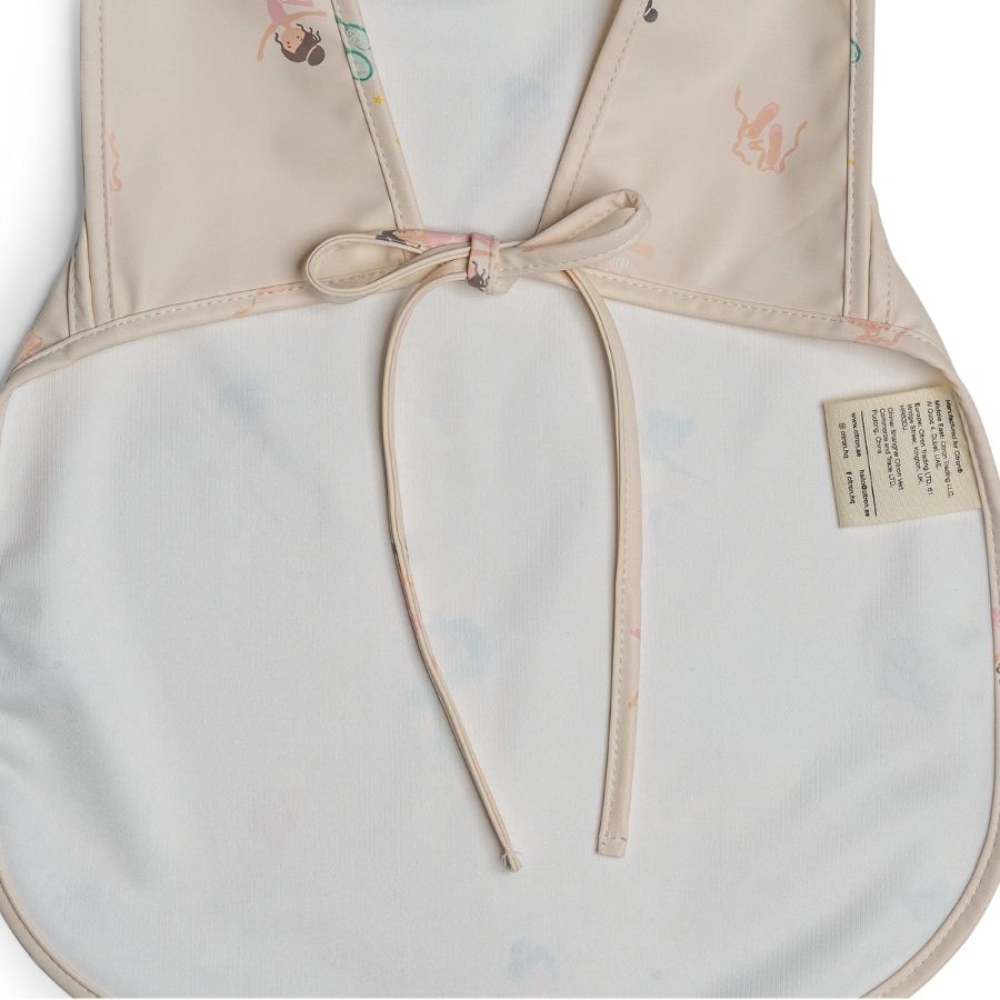 Bib Sleeveless Baby Feeding Apron Cotton Infant Protective Bib for Toddlers