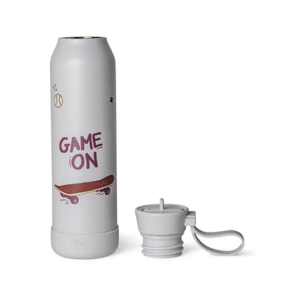 Stainless Steel Insulated Water Bottle and Food Jar — Leakproof Portable Vacuum