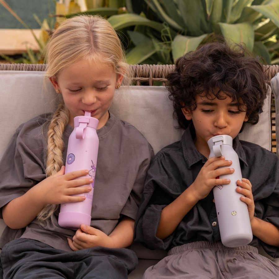 Stainless Steel Insulated Water Bottle and Food Jar — Leakproof Portable Vacuum