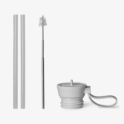 Stainless Steel Insulated Water Bottle and Food Jar — Leakproof Portable Vacuum