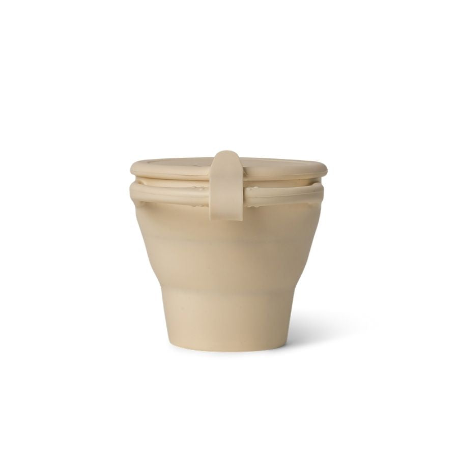 Citron Spill Free Snack Cup for Toddlers with Leak-Resistant Lid and Easy-Grip Design