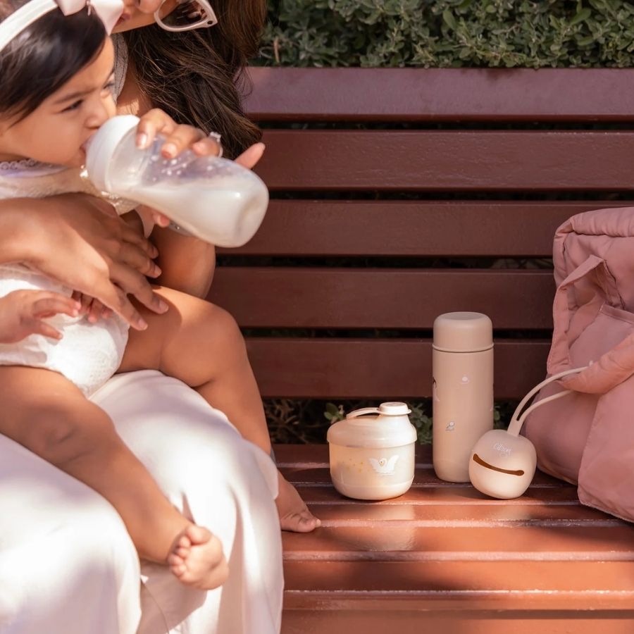 Citron Silicone Pacifier Holder with Clip and Adjustable Strap for Baby Pacifiers