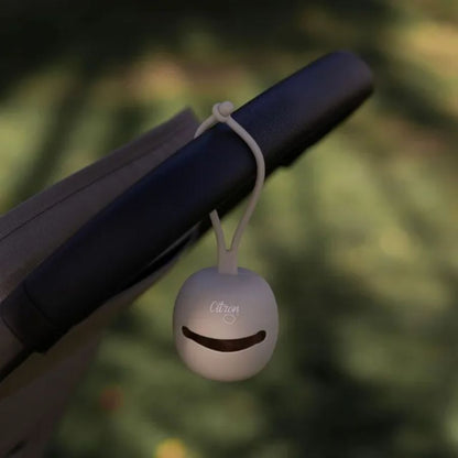 Citron Silicone Pacifier Holder with Clip and Adjustable Strap for Baby Pacifiers