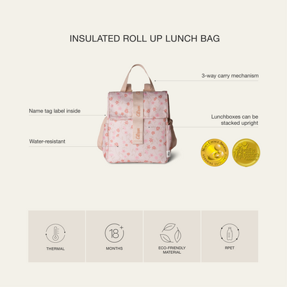 Insulated Rollup Lunchbag | Kids Lunch Bags for School`