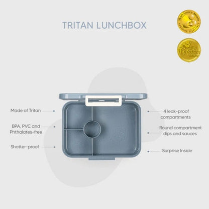 Tritan Lunch & Snack Box Durable BPA-Free Food Container for Kids and Toddlers