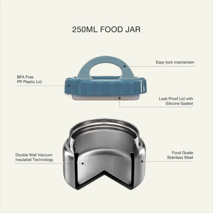 Stainless Steel Food Jar Insulated Vacuum Thermal Food Container for Lunch