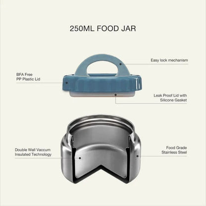 Stainless Steel Food Jar Insulated Vacuum Thermal Food Container for Lunch