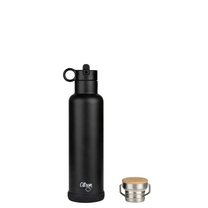 Stainless Steel Insulated Water Bottle and Food Jar — Leakproof Portable Vacuum