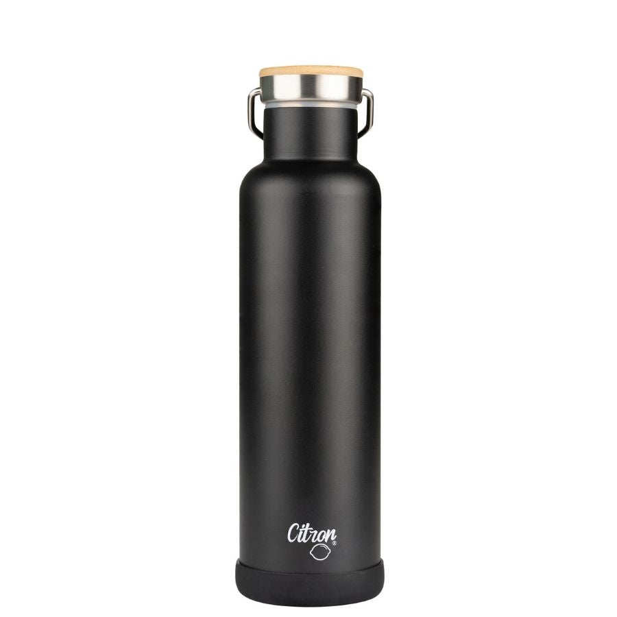 Stainless Steel Insulated Water Bottle and Food Jar — Leakproof Portable Vacuum